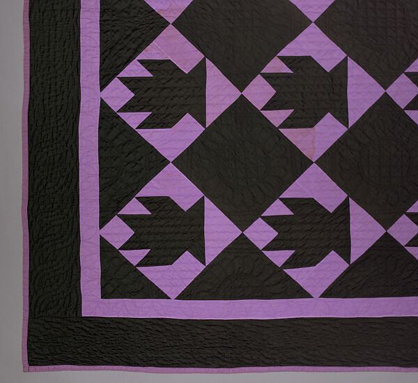 Quilt, Baskets pattern, Cotton, American