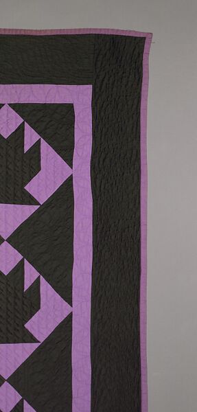 Quilt, Baskets pattern, Cotton, American