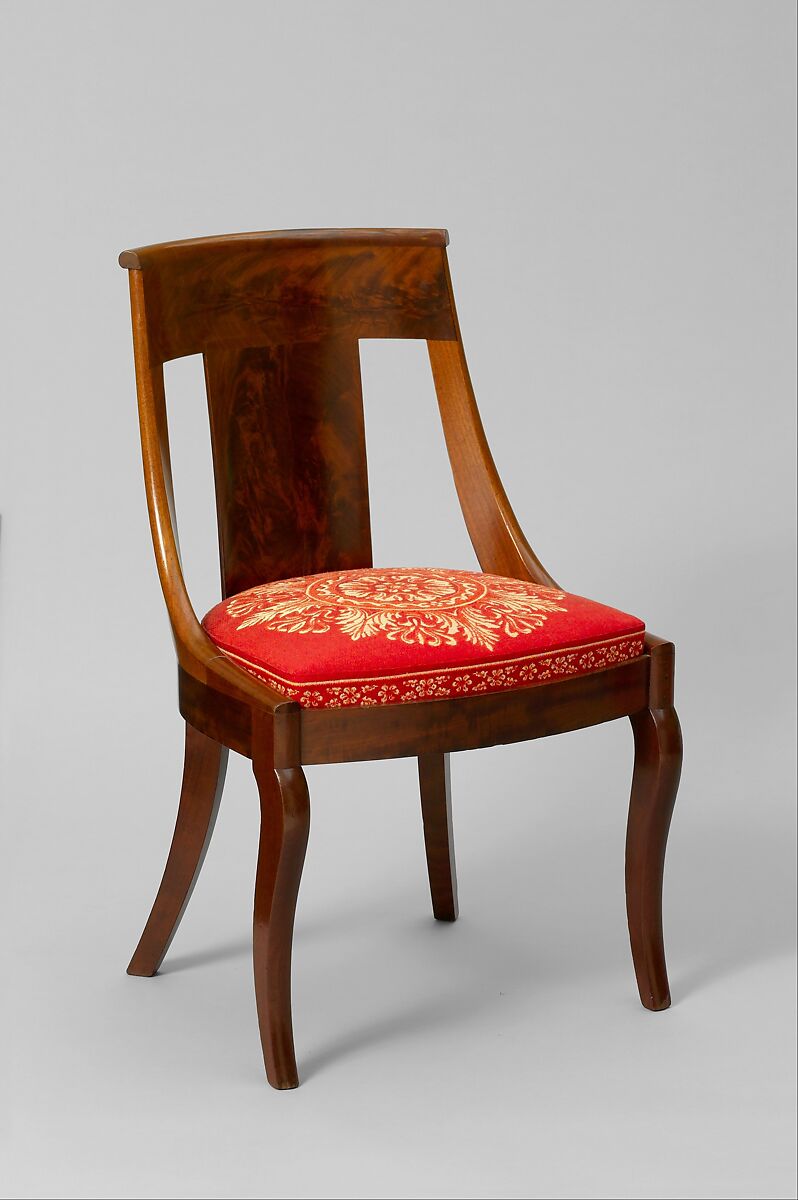 Attributed to Workshop of Duncan Phyfe Side Chair American