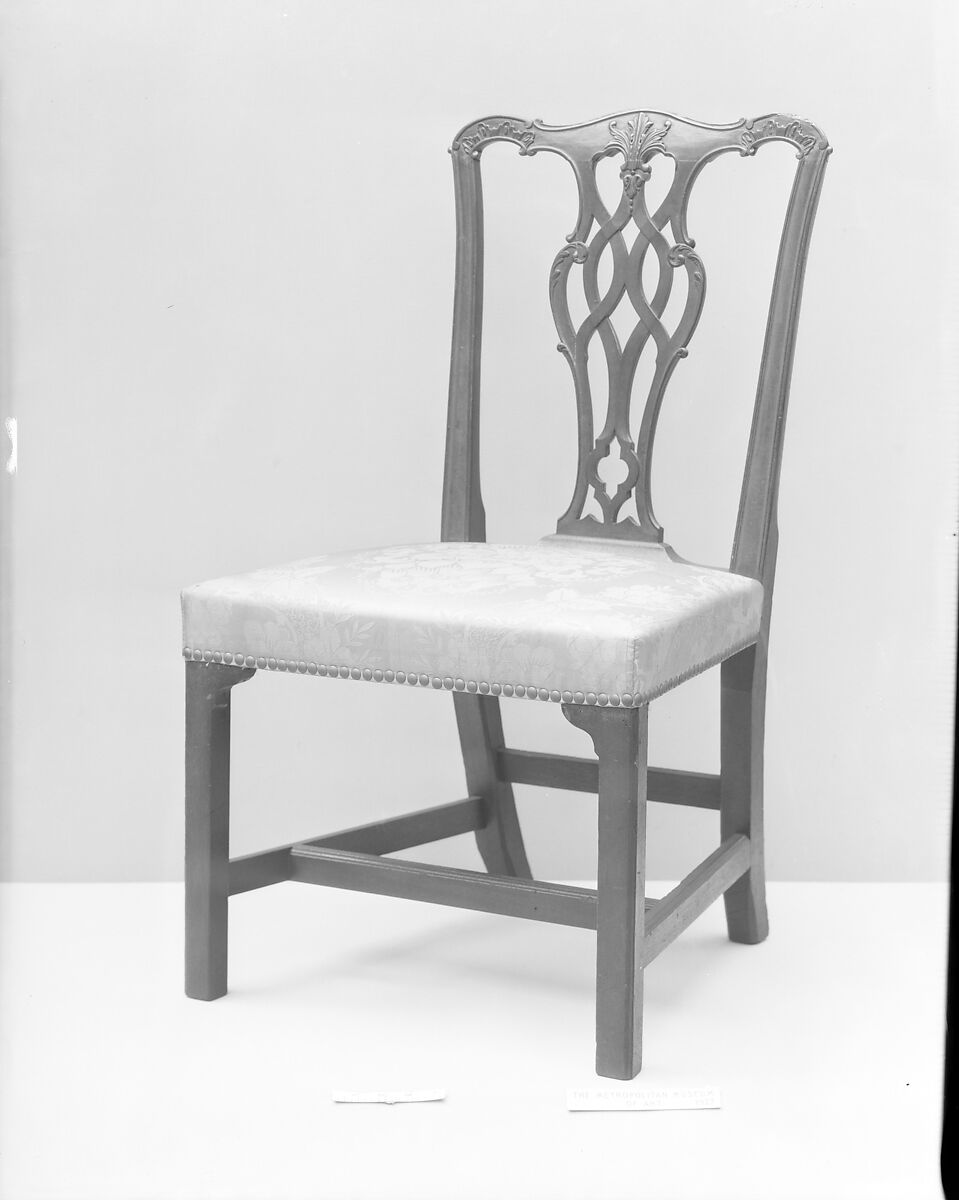 Side Chair, Mahogany, maple, white pine, American