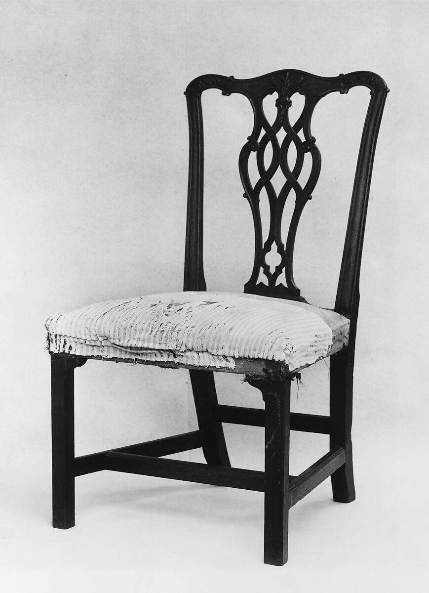 Side Chair, Mahogany, maple, white pine, American