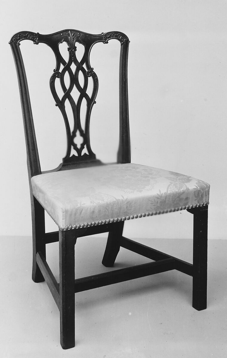 Side Chair, Mahogany, maple, white pine, American 