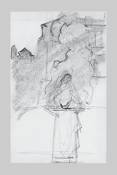 Legs and Costume of a Javanese Dancer (from Sketchbook of Javanese Dancers), John Singer Sargent (American, Florence 1856–1925 London), Graphite on off-white wove paper, American