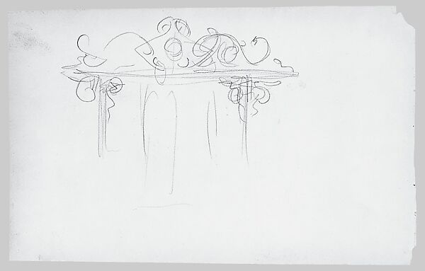 Legs and Costume of a Javanese Dancer (from Sketchbook of Javanese Dancers), John Singer Sargent (American, Florence 1856–1925 London), Graphite on off-white wove paper, American