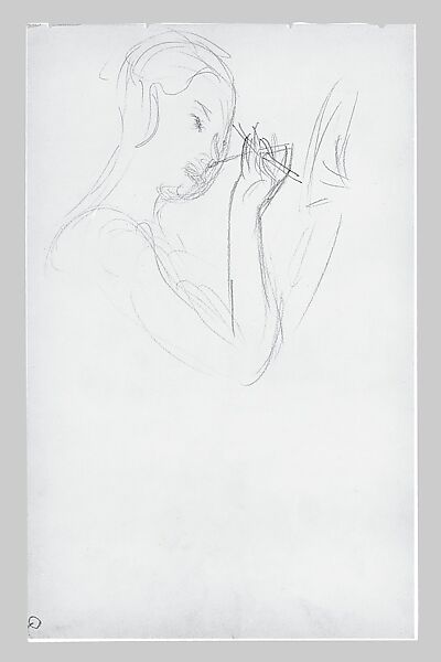 Legs and Costume of a Javanese Dancer (from Sketchbook of Javanese Dancers), John Singer Sargent (American, Florence 1856–1925 London), Graphite on off-white wove paper, American