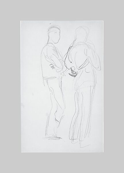 Legs and Costume of a Javanese Dancer (from Sketchbook of Javanese Dancers), John Singer Sargent (American, Florence 1856–1925 London), Graphite on off-white wove paper, American