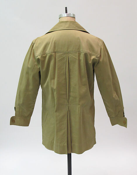 Tunic, Yves Saint Laurent (French, founded 1961), cotton, metal, French