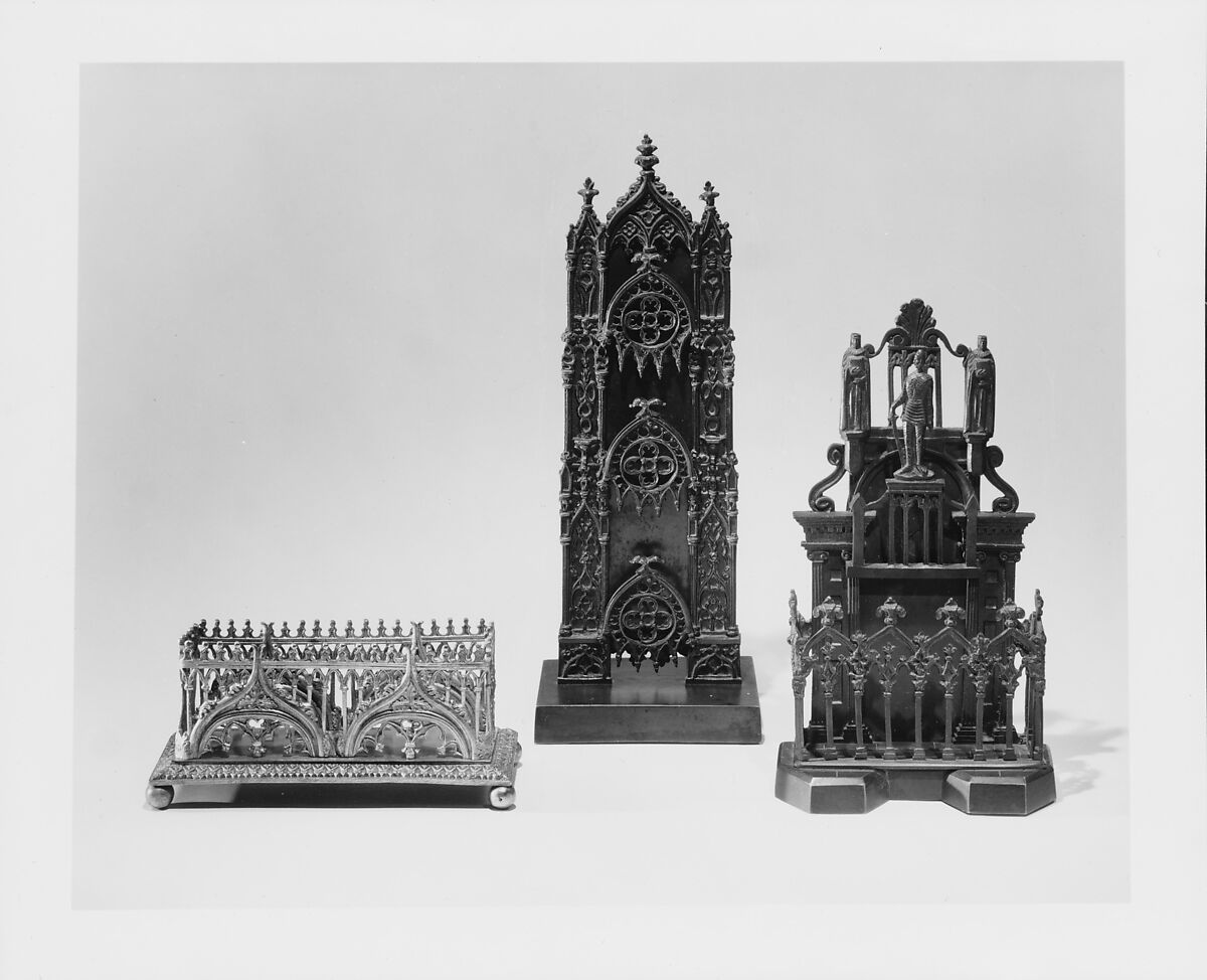 Desk Accessory, Antique bronze, American or British