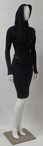 Dress, Azzedine Alaïa (French (born Tunisia), Tunis 1935–2017 Paris), wool, metal, French