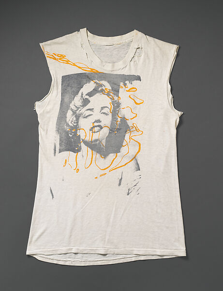 “Piss Marilyn” T-shirt, Vivienne Westwood (British, 1941–2022), cotton, British 
