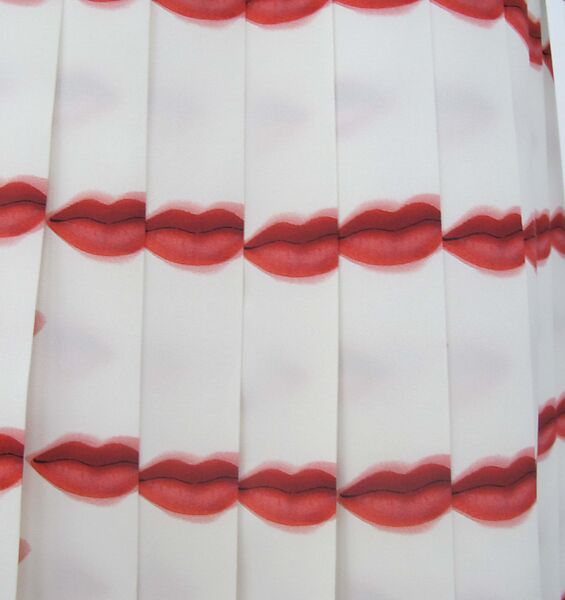 Ensemble, Prada (Italian, founded 1913), (a) cashmere, mother-of-pearl, (b) silk, synthetic, (c, d) leather, Italian