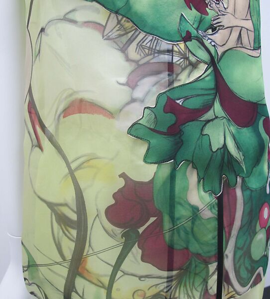 Ensemble, Prada (Italian, founded 1913), (a) silk, metal, (b) silk, mother-of-pearl, synthetic, (c, d) leather, synthetic, Italian