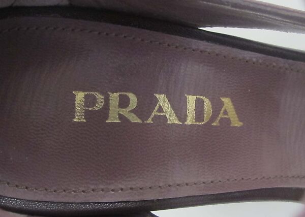 Ensemble, Prada (Italian, founded 1913), (a) silk, metal, (b) silk, mother-of-pearl, synthetic, (c, d) leather, synthetic, Italian