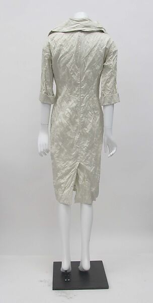 Ensemble, Prada (Italian, founded 1913), (a) cotton, metal, silk, (b, c) cotton, (d, e) snakeskin, leather, Italian