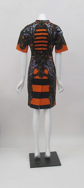 Ensemble, Prada (Italian, founded 1913), (a) plastic, metal, (b) cotton, silk, metal, (c, d) leather, plastic (foam), hemp, Italian