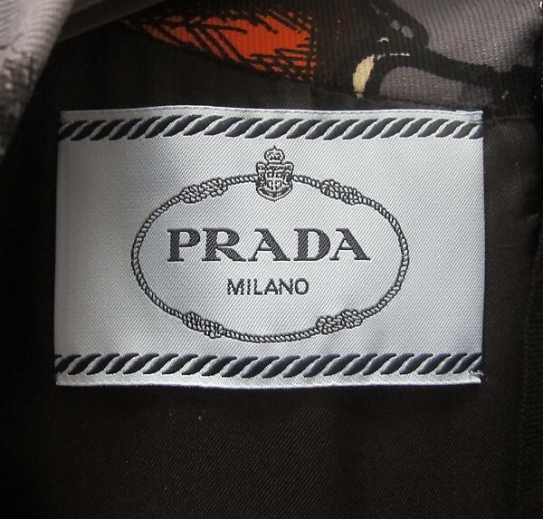 Ensemble, Prada (Italian, founded 1913), (a) plastic, metal, (b) cotton, silk, metal, (c, d) leather, plastic (foam), hemp, Italian