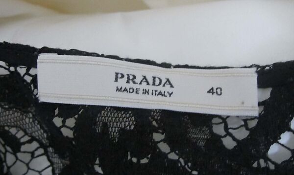 Ensemble, Prada (Italian, founded 1913), (a) synthetic, silk, metal, (b) silk, (c, d) silk, mother-of-pearl, (e, f) leather, synthetic, (g, h) synthetic, (i) synthetic, leather, metal, (j) synthetic, cotton, metal, Italian