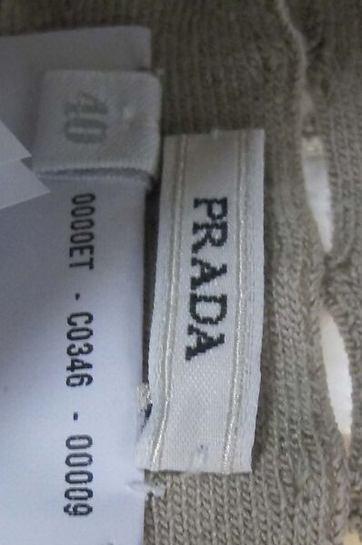 Ensemble, Prada (Italian, founded 1913), (a) synthetic, silk, metal, (b) silk, (c, d) silk, mother-of-pearl, (e, f) leather, synthetic, (g, h) synthetic, (i) synthetic, leather, metal, (j) synthetic, cotton, metal, Italian