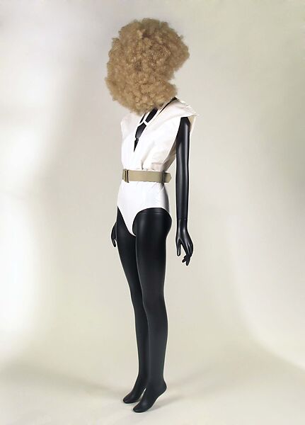 Ensemble, Maison Margiela (French, founded 1988), plastic, silk, cotton, metal, French