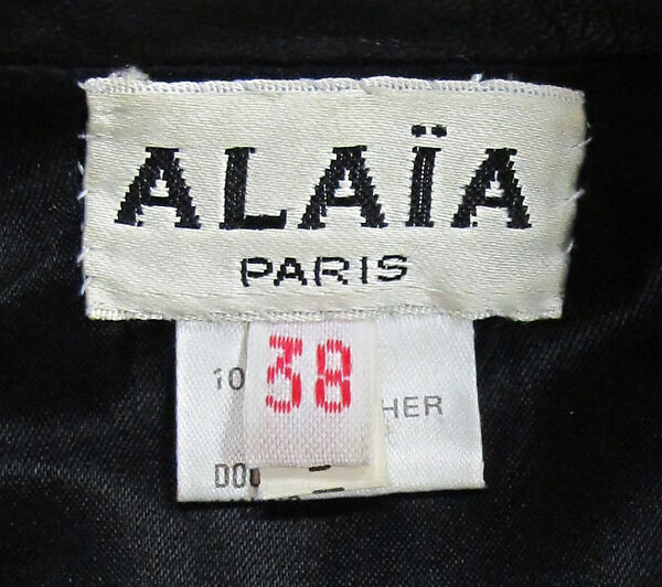 Dress, Azzedine Alaïa (French (born Tunisia), Tunis 1935–2017 Paris), leather, metal, French
