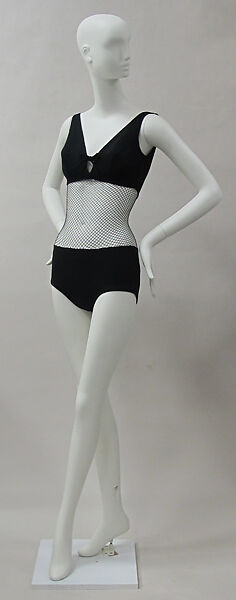 Bathing suit, Cole of California (American, founded 1923), nylon, cotton, rubber, American 