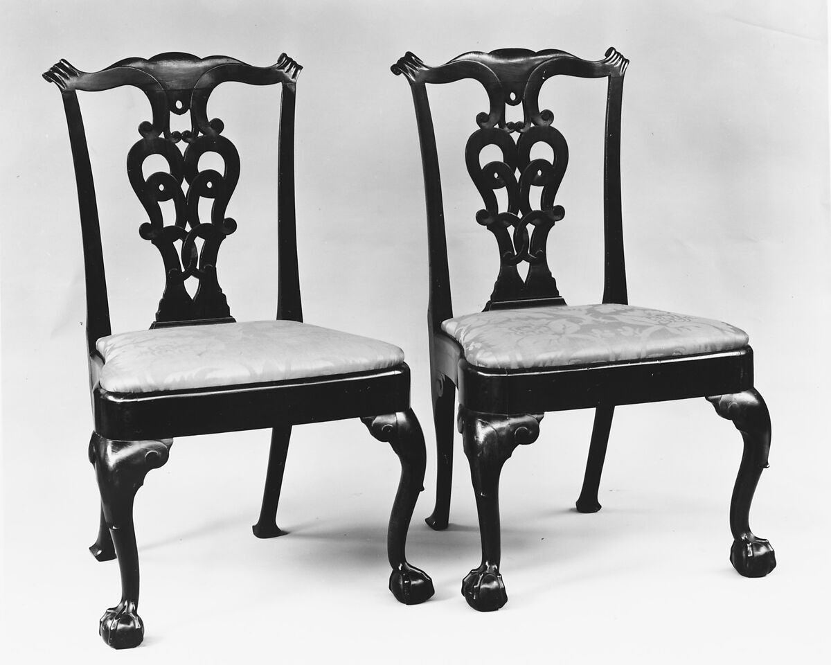 Side Chair, Walnut, white oak, white pine, American