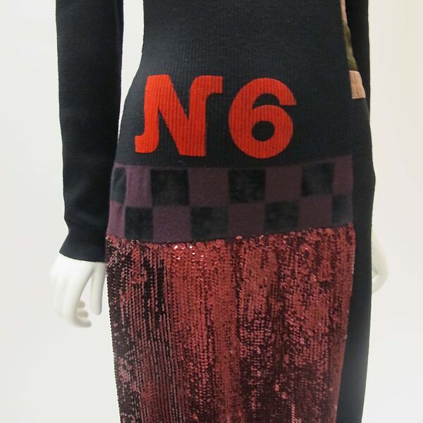 Dress, Jean Paul Gaultier (French, born 1952), wool, synthetic, silk, metal, French