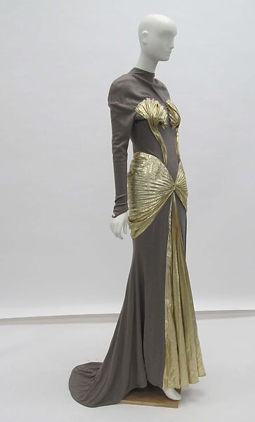 Dress, Mugler (French, founded 1974), wool, synthetic, metal, French