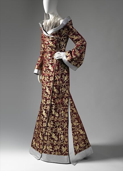 Ensemble, House of Givenchy (French, founded 1952), silk, feathers, metal, synthetic, French 
