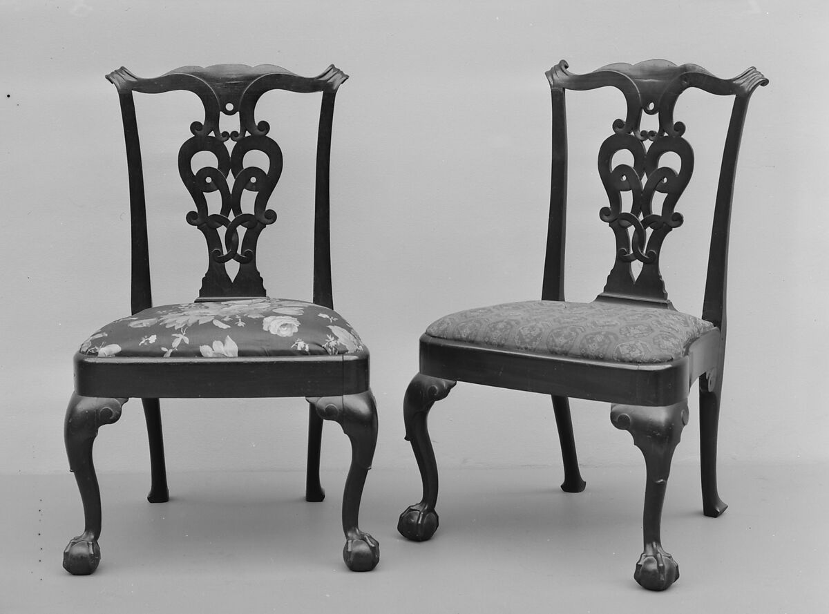 Side Chair, Walnut, white oak, white pine, American