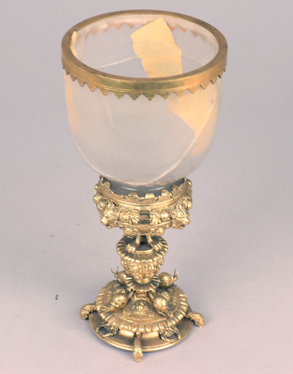 Goblet, Franchi and Son, Agate, silver on base metal, British, London, after British, London original 