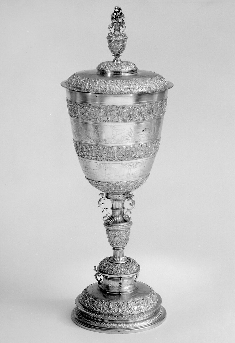 Cup with cover, Franchi and Son, Electroformed copper, gilt, British, London, after British, London original