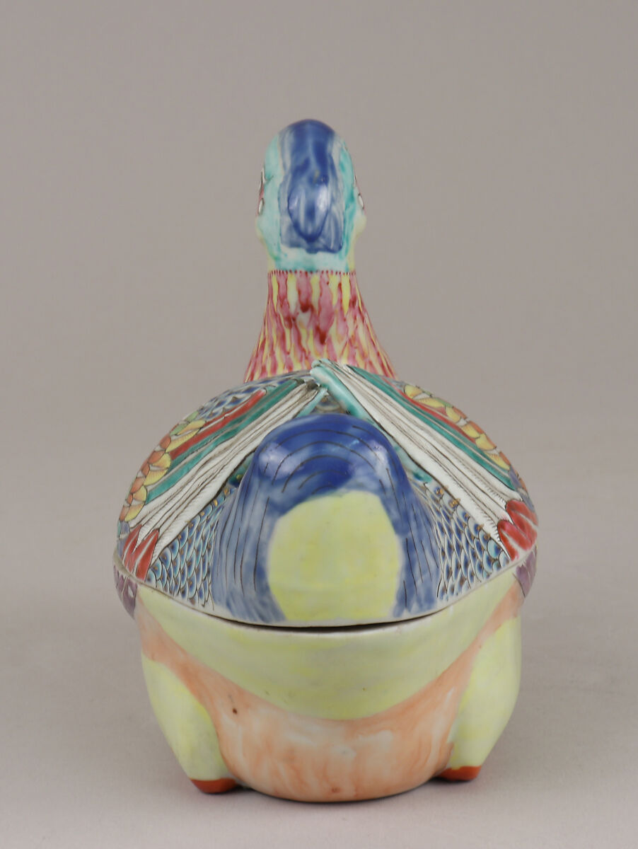 Tureen with cover, Hard-paste porcelain, Chinese, possibly for Portuguese market