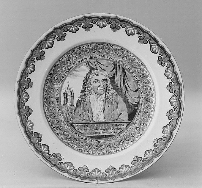 Plate, Hard-paste porcelain, Chinese with Dutch decoration, for Dutch market 