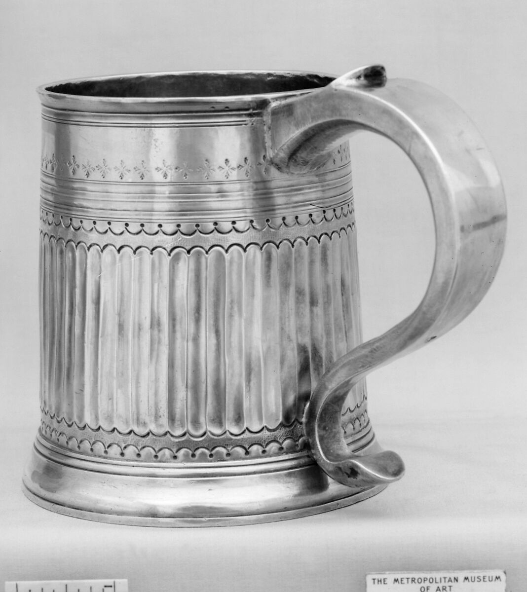 Mug, John Martin Stockar (active 1695–1712), Silver, British, London 