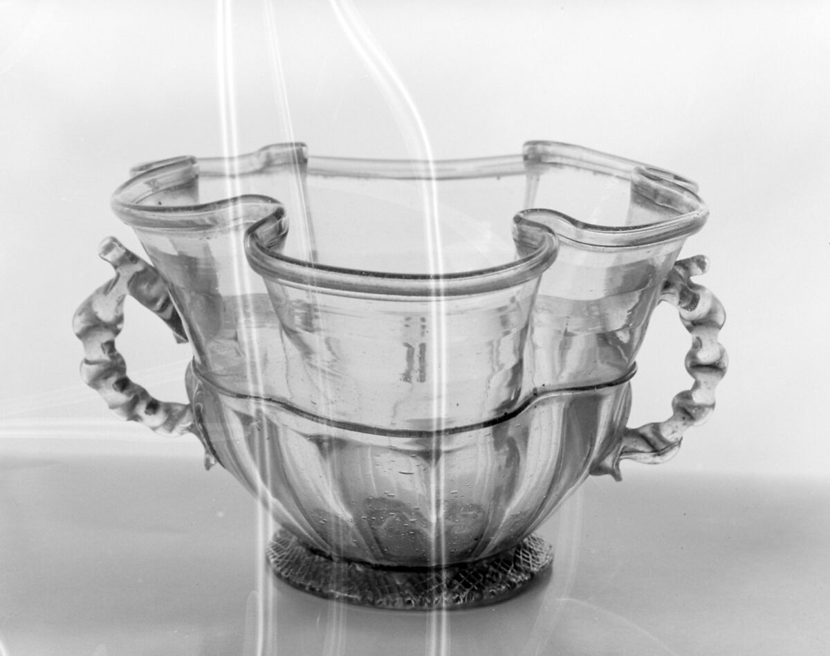 Bowl, Glass, Spanish, Castile (Cadalso)