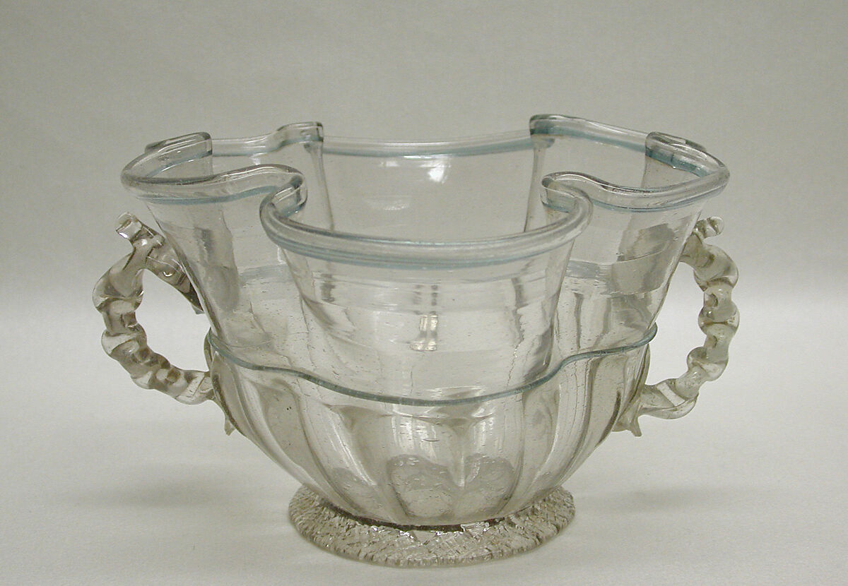 Bowl, Glass, Spanish, Castile (Cadalso) 