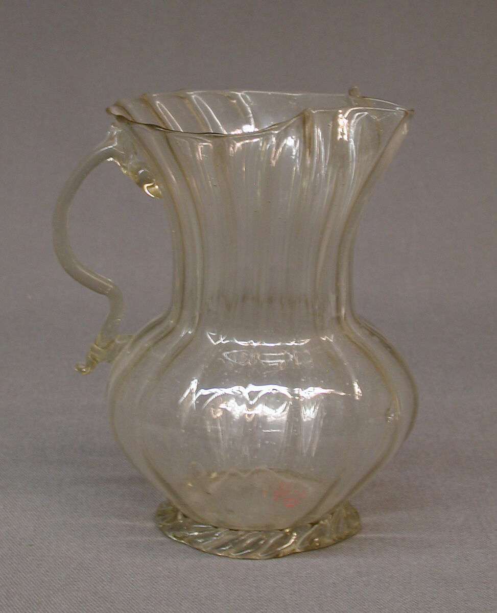 Jug, Glass, Italian, Venice (Murano) 