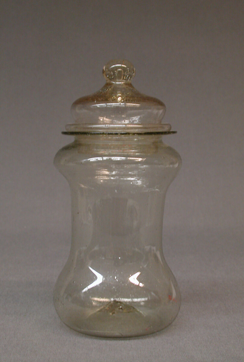 Pharmacy jar, Glass, Italian, Venice (Murano) or French 