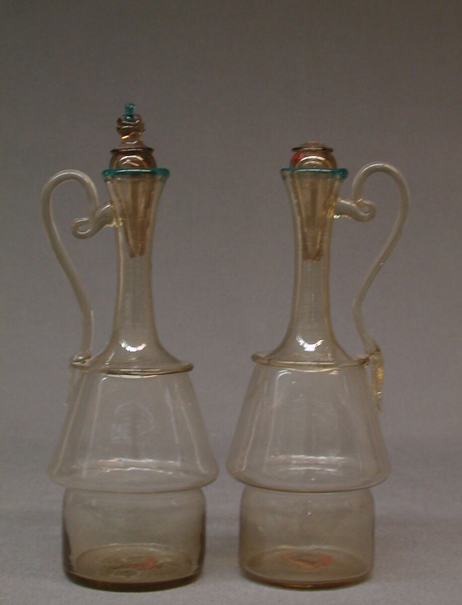 Cruet, Glass, Italian, Venice (Murano) 