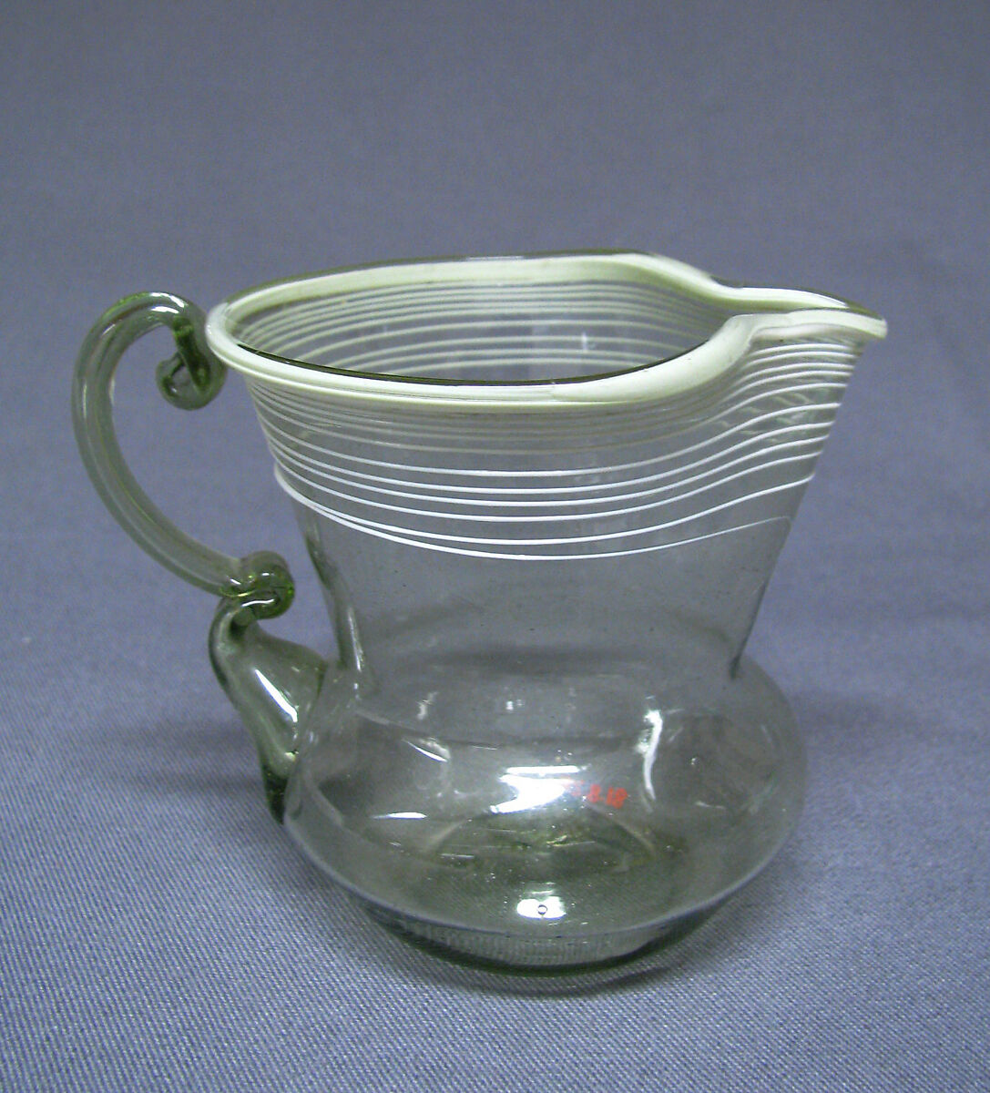 Jug (Pichet), Glass, Italian, Venice (Murano)