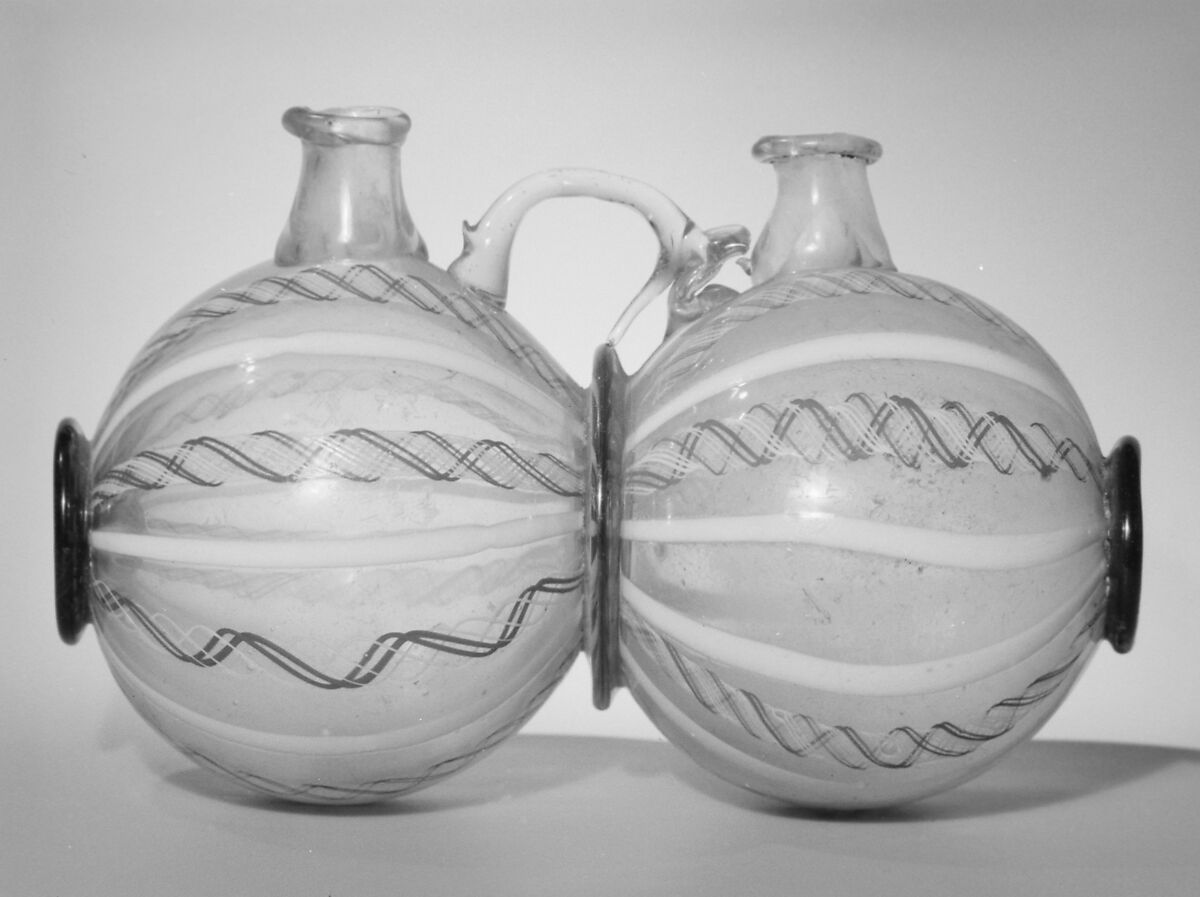 Double bottle, Glass, French 