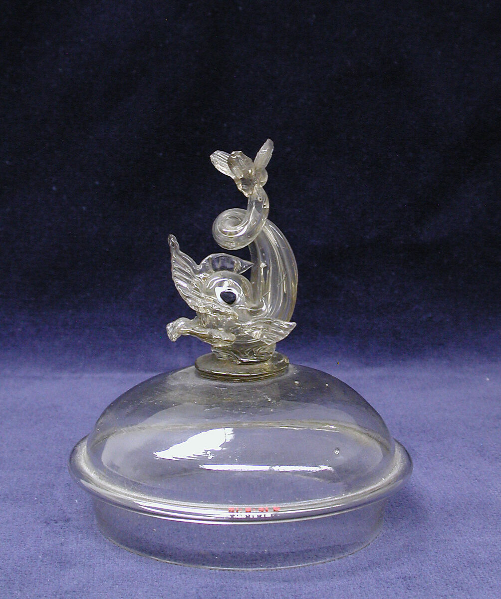 Wine cup stand and cover, Probably Dr. Antonio Salviati Company (Italian, 1859–1987), Glass, Italian, Venice (Murano)