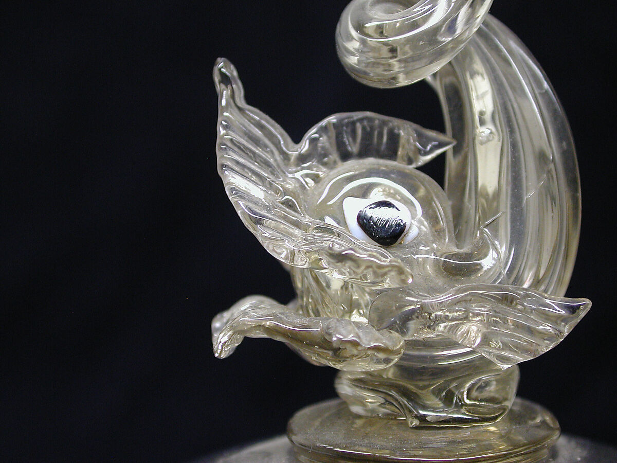 Wine cup stand and cover, Probably Dr. Antonio Salviati Company (Italian, 1859–1987), Glass, Italian, Venice (Murano)