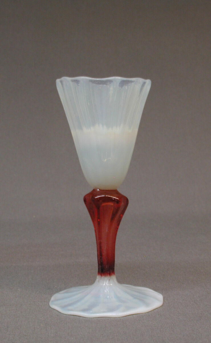 Wineglass, Glass, Italian, Venice (Murano) or Bohemian 