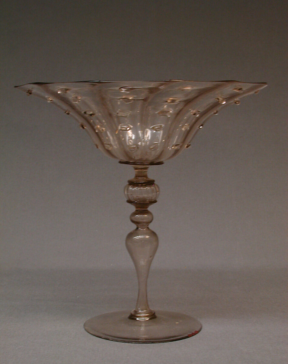 Wineglass, Dr. Antonio Salviati Company (Italian, 1859–1987), Glass, Italian, Venice (Murano) 