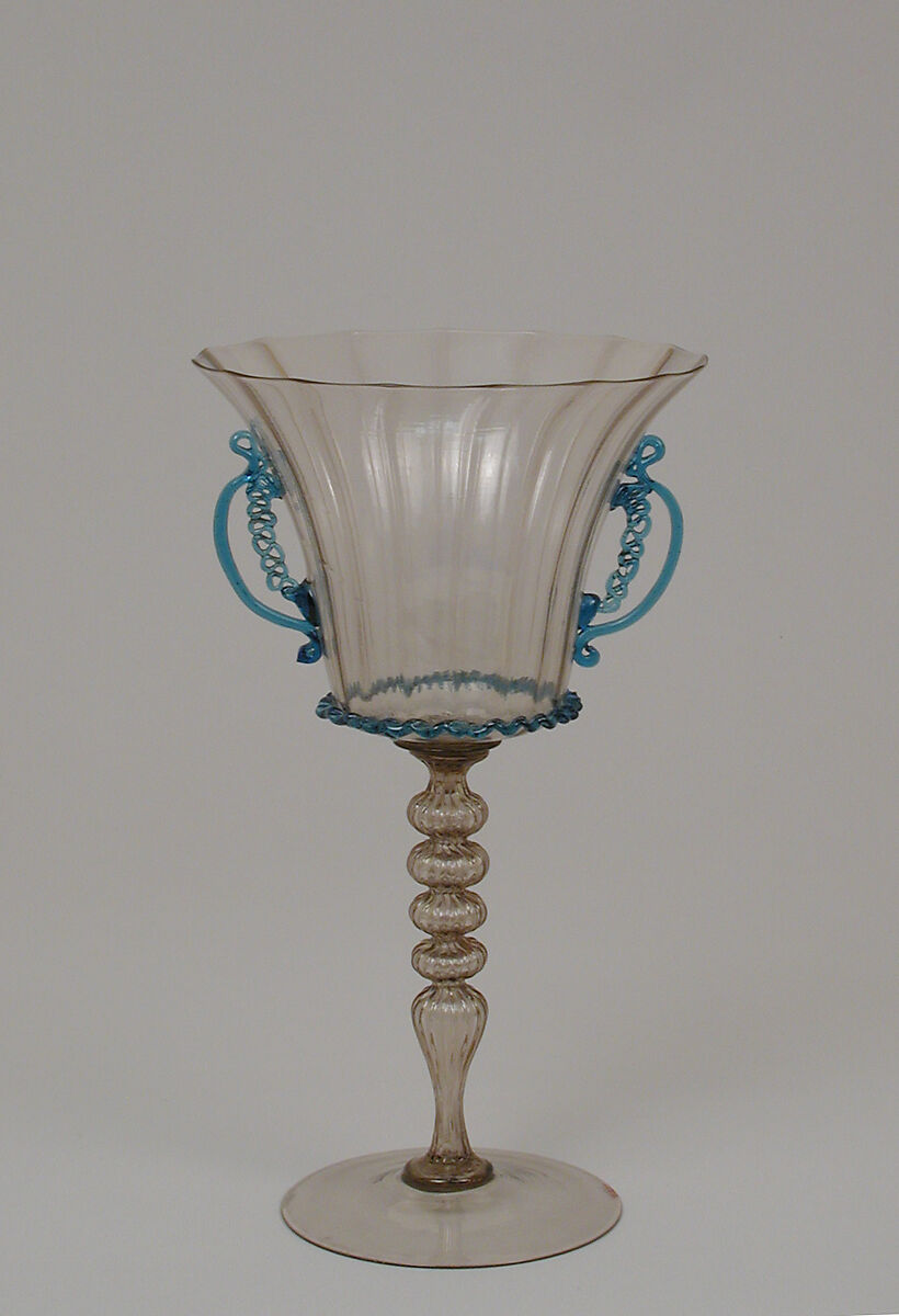 Wineglass, Dr. Antonio Salviati Company (Italian, 1859–1987), Glass, Italian, Venice (Murano) 