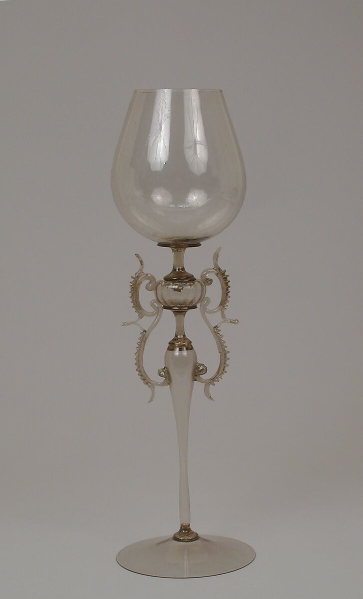 Goblet, Glass, Italian, Venice (Murano) 