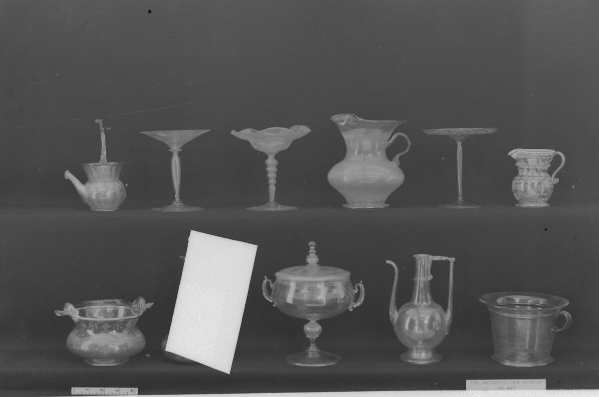 Cup with cover, Glass, Italian, Venice (Murano)