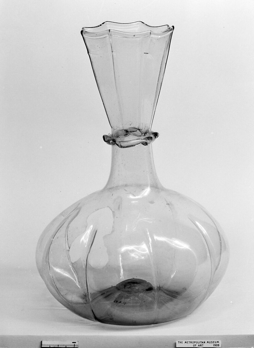 Carafe, Glass, Italian, Venice (Murano) 